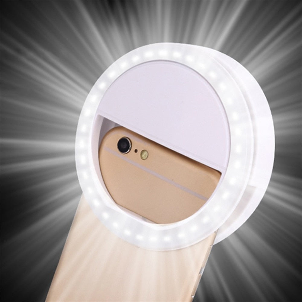 Luz de Selfie Super Light Universal - Faça Selfies Profissionais